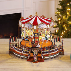 16 in. Holiday Around The Carousel
