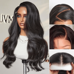 Hair PartingMax Glueless Wig Silky Straight 7x6 Closure HD Lace Pre Plucked & Bleached Breathable Cap - US Only