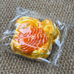 Salmon toast water squishy stress relief toy