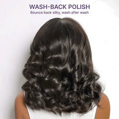 All-Day Curl Hold™ Premier Grade Hair 250% Density Loose Wave SilkShield™ Glueless 13x4 HD Lace Front Wig Pre-Cut Lace Flexi-Fit Drawstring Cap