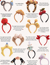 Funny 3D Doll Headband Set/3piece