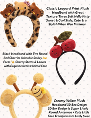 Funny 3D Doll Headband Set/3piece