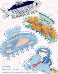 Cute Cartoon Acrylic Claw Clip Collection
