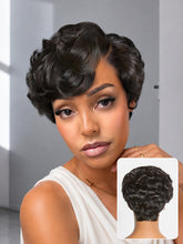 Beginner Friendly Lightweight Roll Curl Glueless Minimalist HD Lace Short Pixie Cut Wig Pre Cut Lace