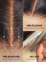 All-Day Comfort 250% Density Glueless 7x6 Closure HD Lace Loose Body Wave Long Wig Pre-Cut Lace