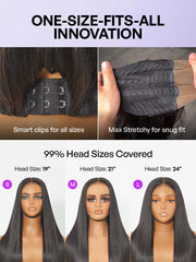 All-Day Comfort™ Wig Blonde Highlight Blunt Cut Bob Glueless Minimalist HD Lace Short Bob Wig Pre-Cut Lace