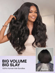3pcs Body Wave / Water Wave / Deep Wave / Yaki Straight / Silky Straight 100% Virgin Human Hair Bundles