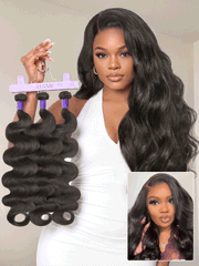 3pcs Body Wave / Water Wave / Deep Wave / Yaki Straight / Silky Straight 100% Virgin Human Hair Bundles