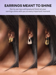 NatureMAX™ Silky Blunt Cut Bob Glueless Ear-to-ear 13x4 HD Lace Front Wig Pre-Cut Lace Flexi-Fit Drawstring Cap