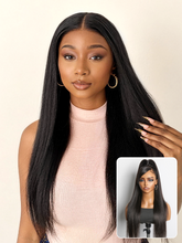 NatureMAX™ Silky Straight Glueless Ear-to-ear 13x4 HD Lace Front Wig Pre-Cut Lace
