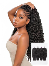 Miracle Knots Crochet Hair Burmese Curly for Boho Braids | Crochet Weaves | Fulani Braids | Twists Pre-Separated Lightweight Full & Soft Pre-Looped Human Hair Extensions Protective Style