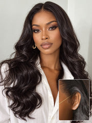 NatureMAX™ 250% Density Loose Wave Glueless Ear-to-ear 13x4 HD Lace Front High Density Wig Pre-Cut Lace Flexi-Fit Drawstring Cap