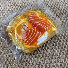 Salmon toast water squishy stress relief toy