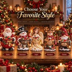 ๐ฏ๐ Christmas Sale โ 49% OFF โจ Lighted Christmas Candy Bowl Collection โ 5 Festive Holiday Designs