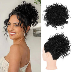Cut Short Curly Water Wave Glueless Wig Daily Wear– Keep Hair Neat & Tangle-Free