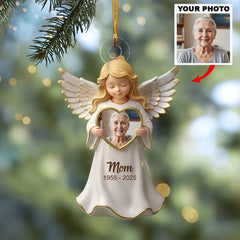 Always With Us - Personalized Custom Shape Mica Ornament - Memorial Gift For Family Members
