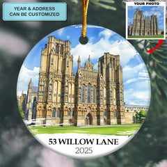 Where Faith Is V2 - Ceramic Ornament - Christmas Gift For Churchgoers, Parishioners AGP0DH116