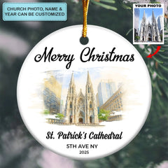A Blessed 2025 - Ceramic Ornament - Christmas Gift For Family Members AGP0HT037