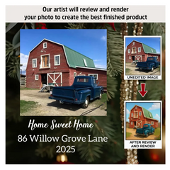 Farmstead Memories - Ceramic Ornament - Christmas Gift For Family Members - AGP0QQ052