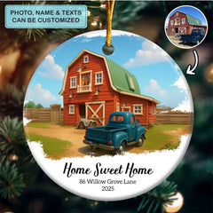 Farmstead Memories - Ceramic Ornament - Christmas Gift For Family Members - AGP0QQ052