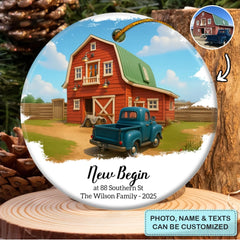 Farmstead Memories - Ceramic Ornament - Christmas Gift For Family Members - AGP0QQ052