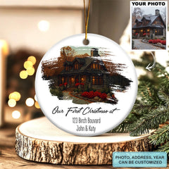 Woven Memories - Ceramic Ornament - Christmas Gift For Family Members - AGP0QQ053