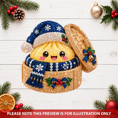 Christmas Dumpling - Personalized Custom Shape Mica Ornament - Christmas Gift For Kids, Friends