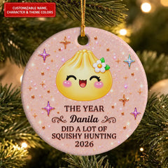 A Lot of Squishy Hunting - Ceramic Ornament - Christmas Gift For Friends, Family