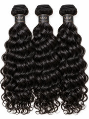 100% Virgin Human Hair Water Wave Bundles 3PCS | Natural Shine, Defined Waves