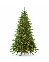 7.5' Alpine Fir Artificial Christmas Tree 2500 Lux LED Lights