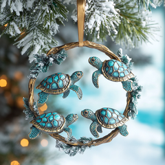 Aqua Voyager Mica Ornament NCU0PT132