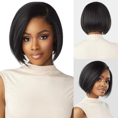 13X6 Glueless Kinky Bob 9" Lace Front Wig