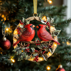 Cardinal Charm Mica Ornament NCU0VH012