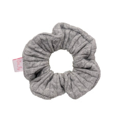 Cozy Scrunchie in Heather Cloud Knit