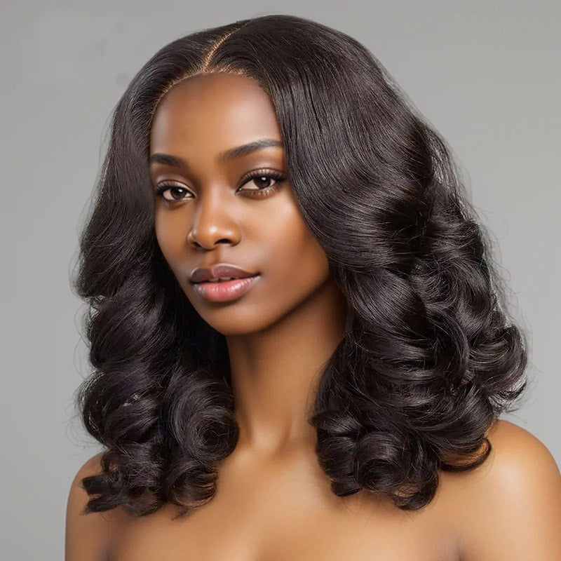 300% Density Fumi Egg Curly Loose Wave 5x5/13x4 HD Transparent Lace Frontal Wigs Pre Plucked Luxury Human Hair Wig