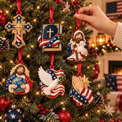 Faith And Freedom Acrylic Ornament Gift Set NCU0HT157