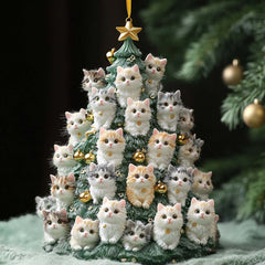 Feline Forest Mica Ornament NCU0NT036