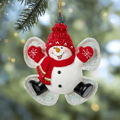 Jolly Snowman Delight - Mica Ornament NCU0PD185