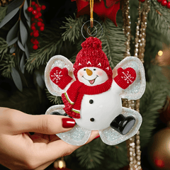 Jolly Snowman Delight - Mica Ornament NCU0PD185