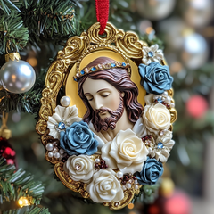 Prayerful Presence Mica Ornament NCU0TL102