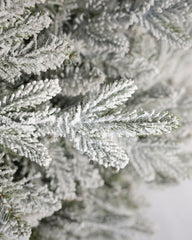 12' Queen Flock® Slim Artificial Christmas Tree With 1400 Warm White LED Lights