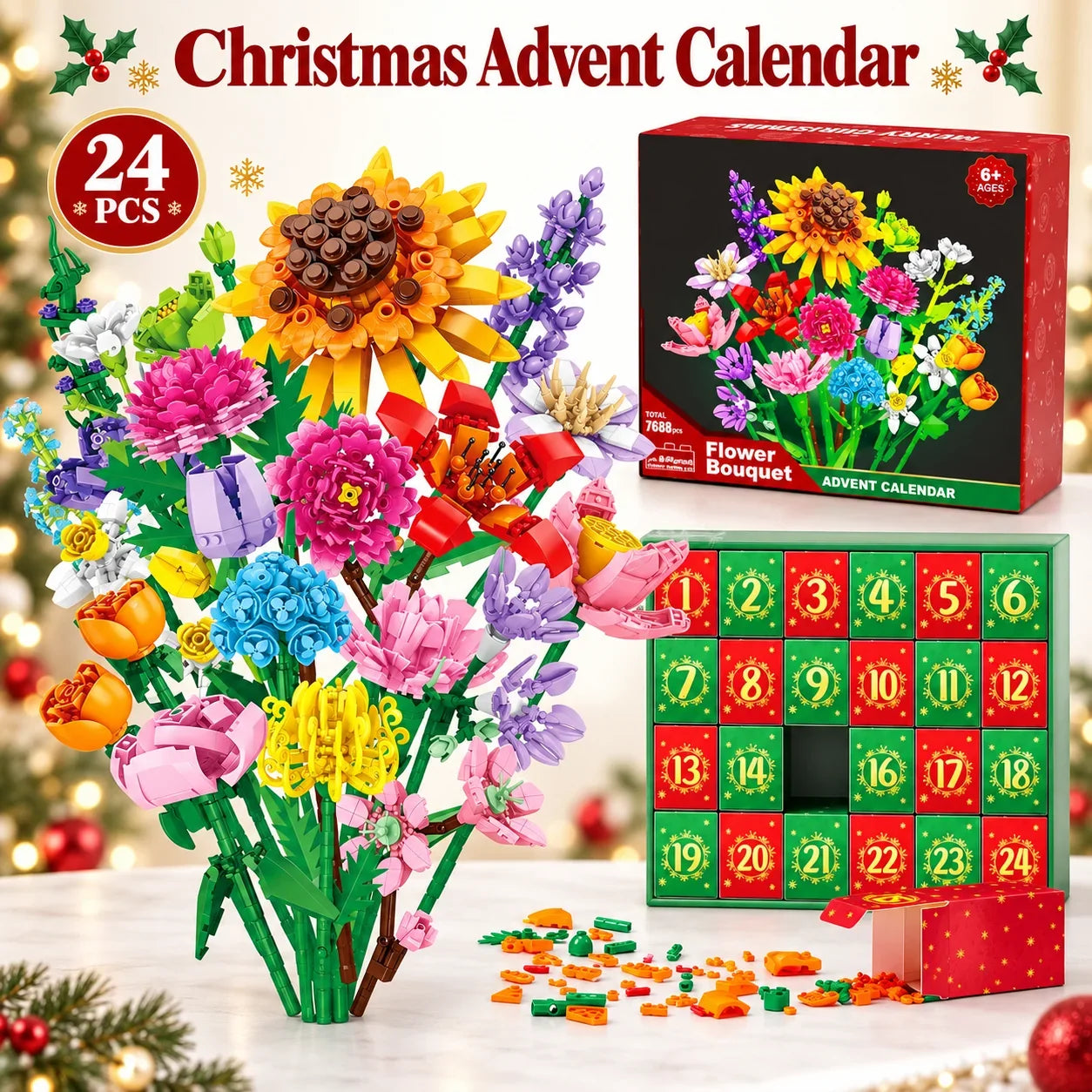 Flower Advent Calendar - Sunflower Edition
