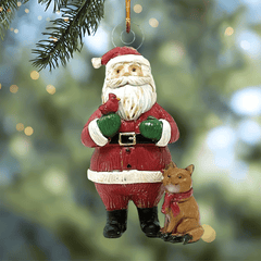 Santa's Holiday Cheer - Mica Ornament NCU0PD189
