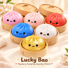 Lucky Bao Mystery Dumpling Squishy (10cm)