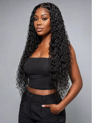 100% Human Hair Water Wave Wig 13x4 | Soft, Natural Look