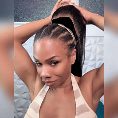Pre-Styled Widows Peak Ponytail Wig Invisi Strap 360 Lace Wig Glueless Human Hair Yaki Straight Wigs