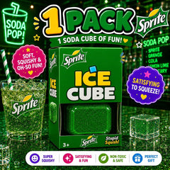 NeeDoh Nice Cube Sprite Soda Edition Squishy Fidget Stress Relief Toy Kids Gift