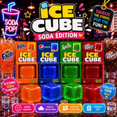NeeDoh Nice Cube Soda Edition Squishy Ice Cube Fidget Toy: 4 Flavors, Slow-Rise Stress Relief (Ages 3+)