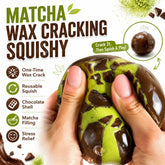 Viral Matcha Wax Cracking Squishy ASMR Stress Ball Sensory Fidget Toy Crackling Crunch Gift