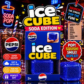 NeeDoh Nice Cube Pepsi Soda Edition Squishy Ice Cube Fidget Stress Relief Toy Kids Gift Ages 3+